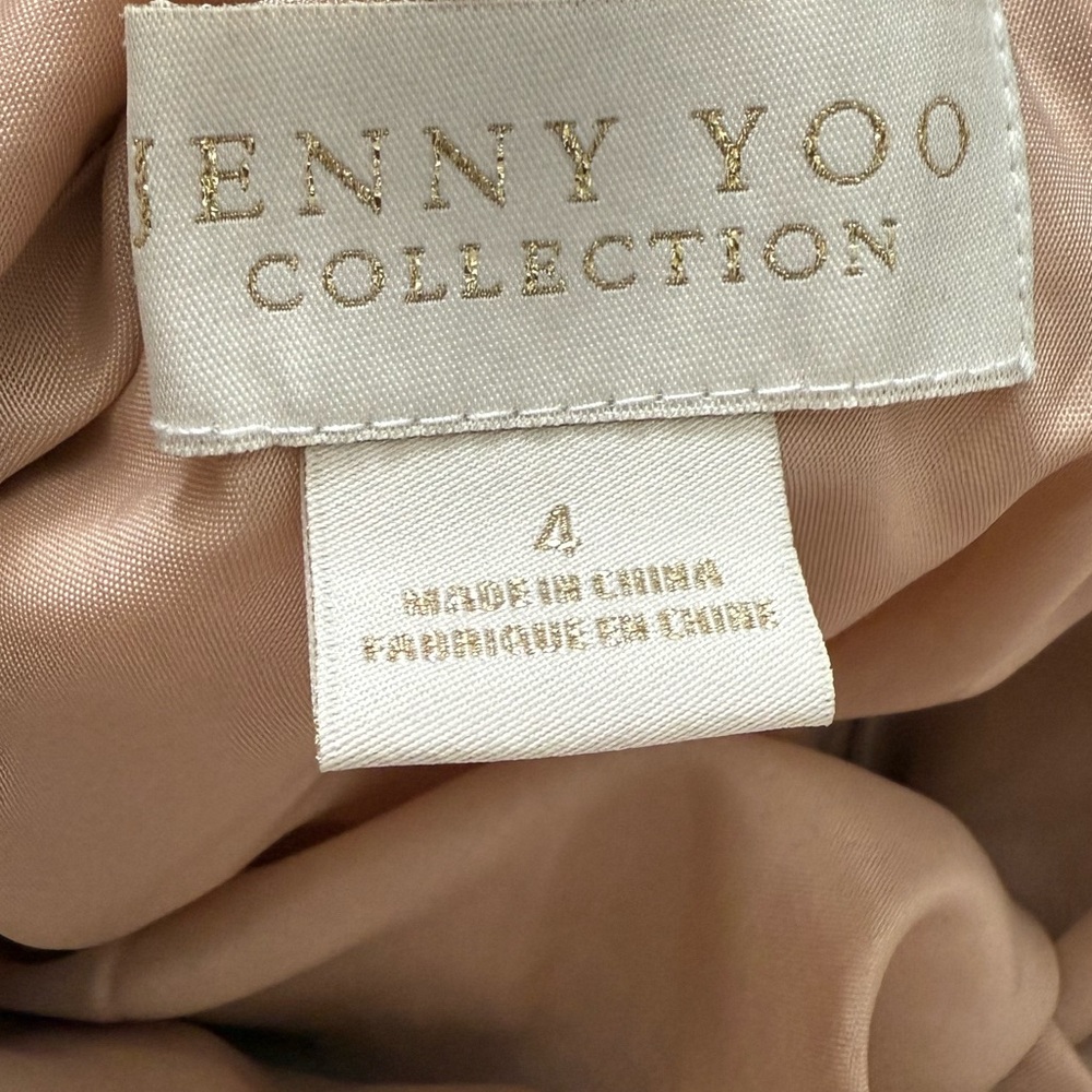 Jenny Yoo Blush Pink Maxi Gown Wedding Guest Dress - Picture 5 of 8